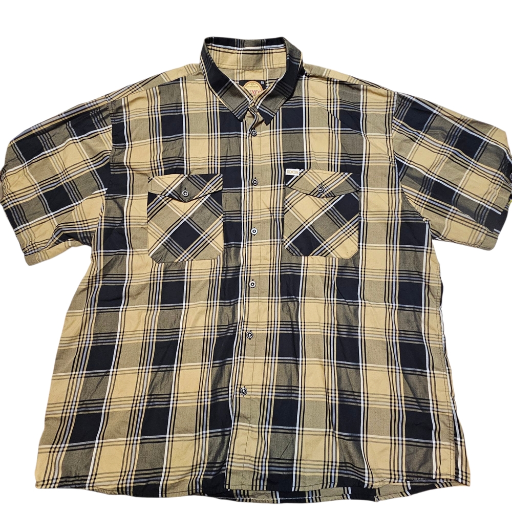 DIXXON Flannel Company Short Sleeve Bamboo Blend The Drexel Biker Workwear Sz 5X